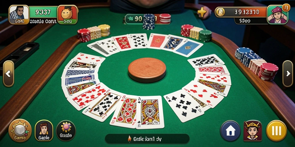 Tampilan gameplay Gaple yang seru di 93337.