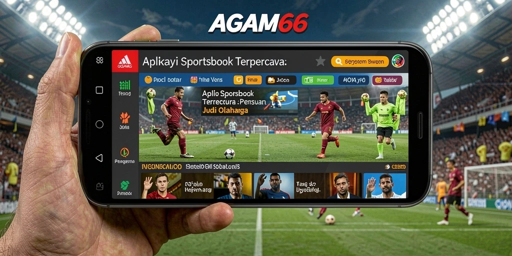 Screenshot AGAM66 menampilkan fitur taruhan olahraga yang menarik.