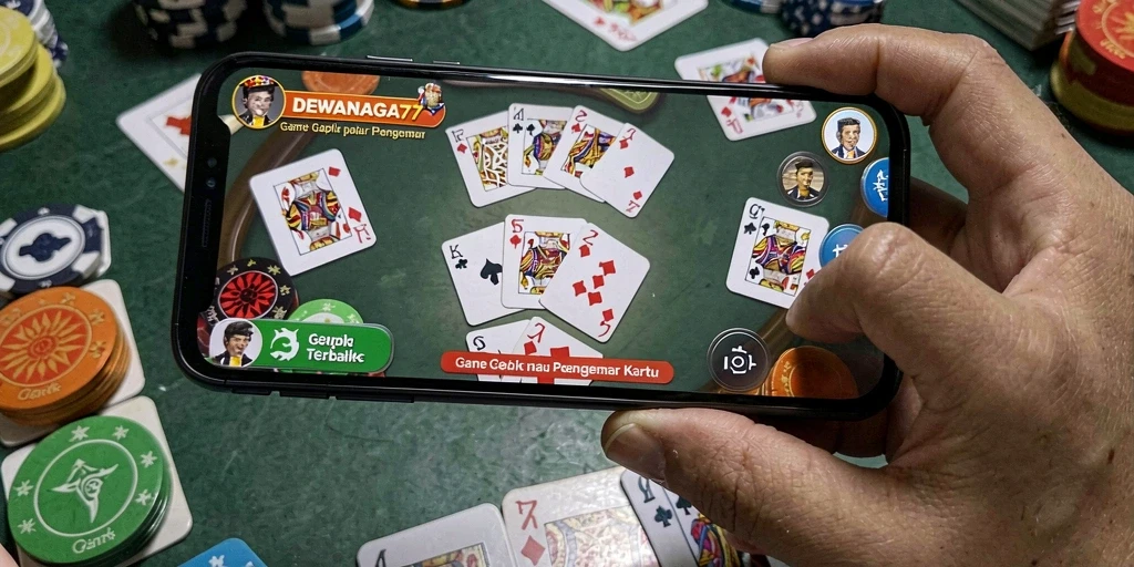Tampilan gameplay DEWANAGA77 yang menarik saat bermain Gaple.