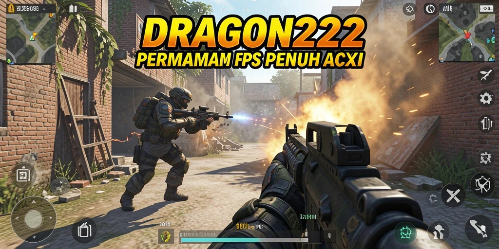 Tampilan gameplay menarik dari DRAGON222 dengan aksi FPS mendebarkan.