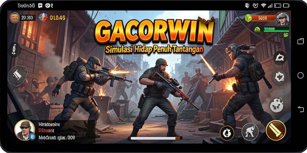 Tampilan gameplay menarik dari GACORWIN dalam simulasi kehidupan.
