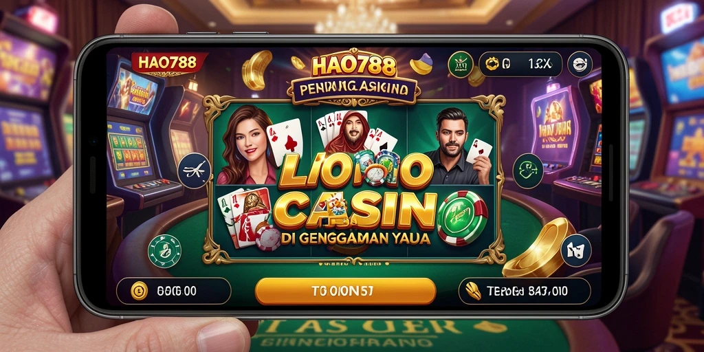 Screenshot gameplay Live Casino HAO788 yang menampilkan dealer dan pemain interaktif.