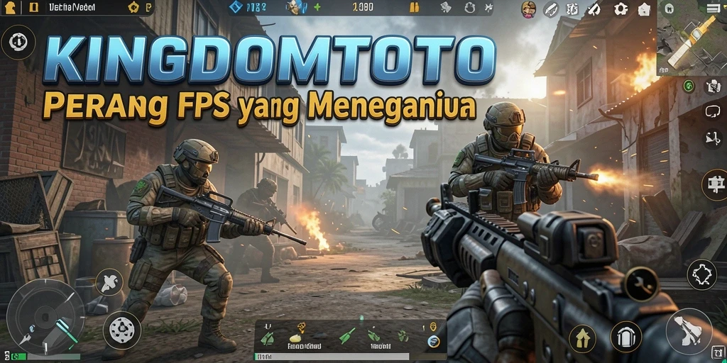 Tampilkan aksi seru dari gameplay FPS KINGDOMTOTO.