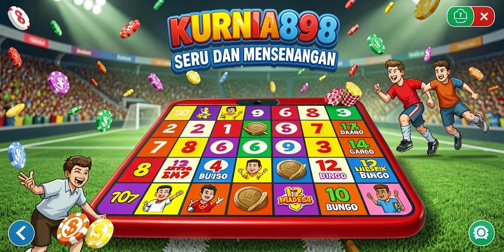 Tampilan gameplay KURNIA898 yang seru saat bermain Bingo.