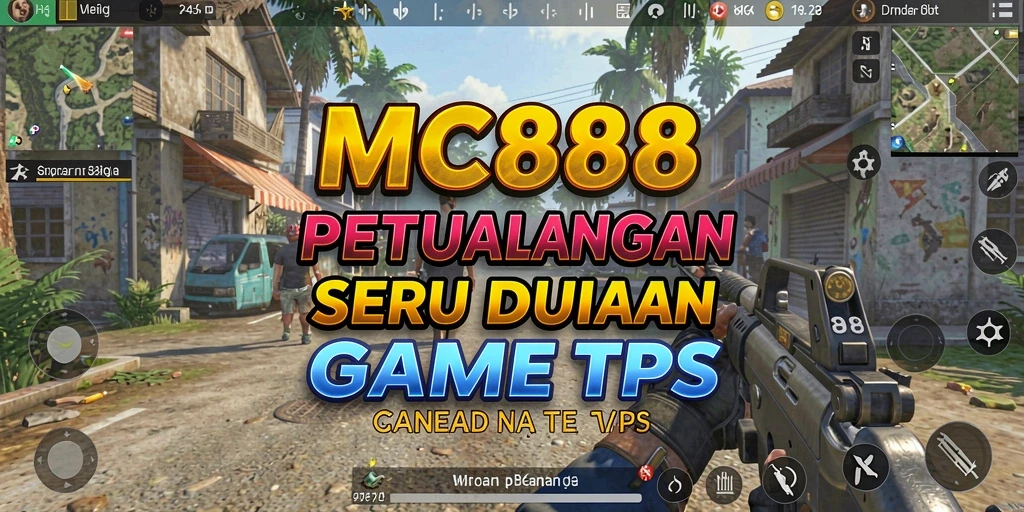 Tampilan gameplay seru dari MC888 yang menunjukkan aksi TPS yang mendebarkan.