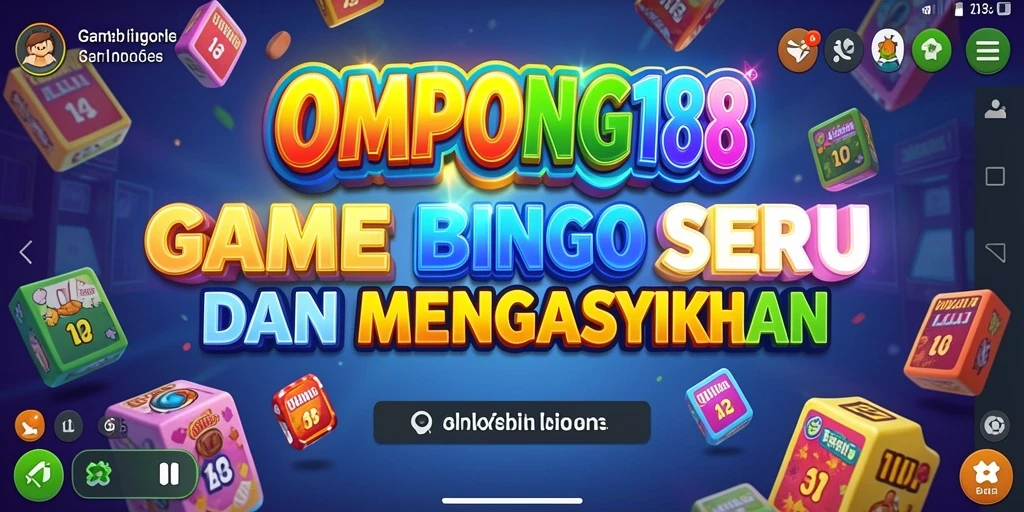 Tampilan gameplay Bingo OMPONG188 yang seru dan interaktif.
