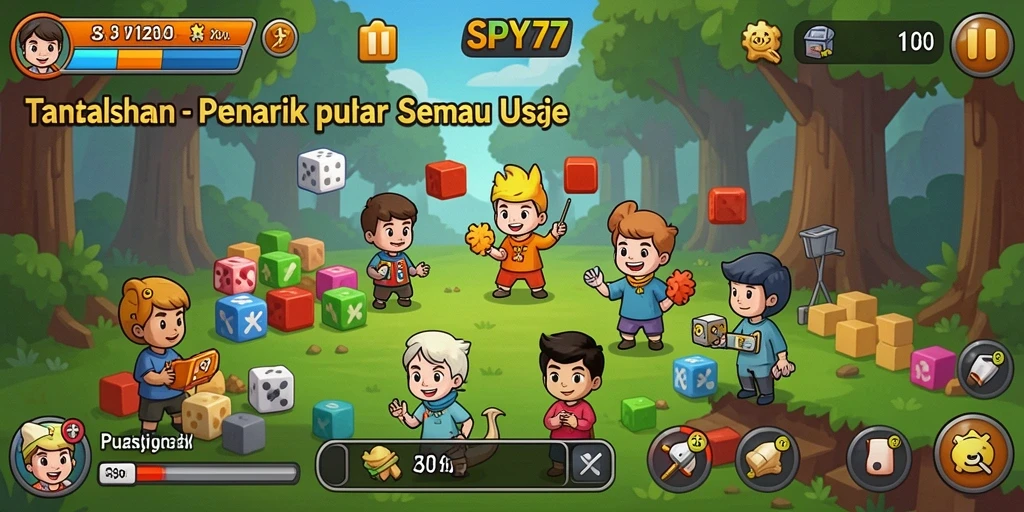 Tampilan gameplay SPY77 yang menantang dan menarik.