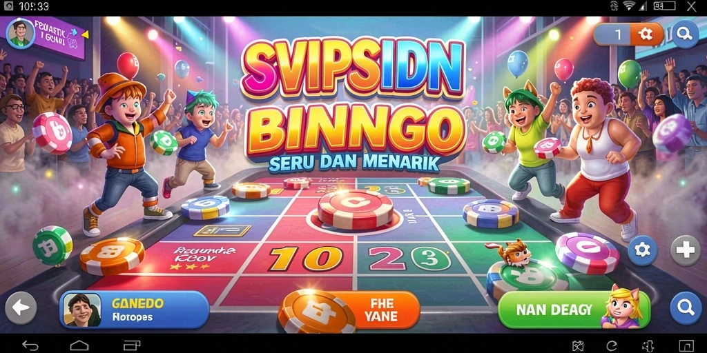 Tampilan gameplay seru Bingo di SVIPSIDN.