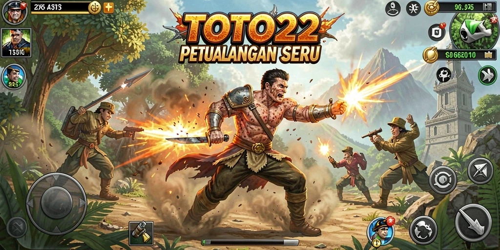 Screenshot TOTO22 menunjukkan aksi seru dalam pertempuran yang menegangkan.