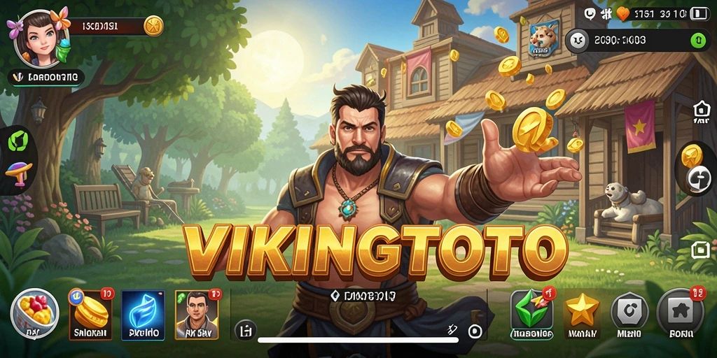 Screenshot gameplay VIKINGTOTO yang menunjukkan aksi seru.