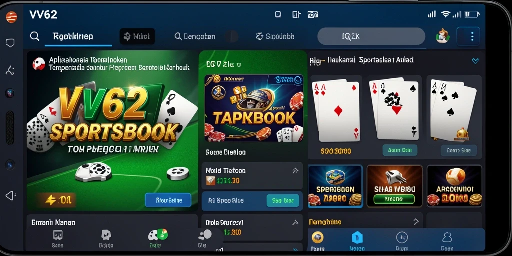 Screenshot gameplay <strong>VV62</strong> menampilkan antarmuka yang menarik dan interaktif.